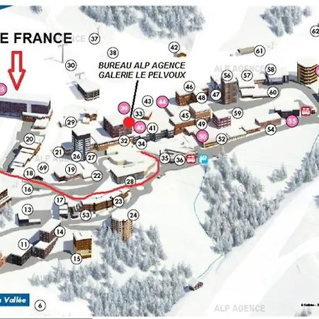 Апартаменты Le France - 2 Pieces 5 Pers - Le France - 817fr - Plagne Centre Mae-5124 Ла-Плань